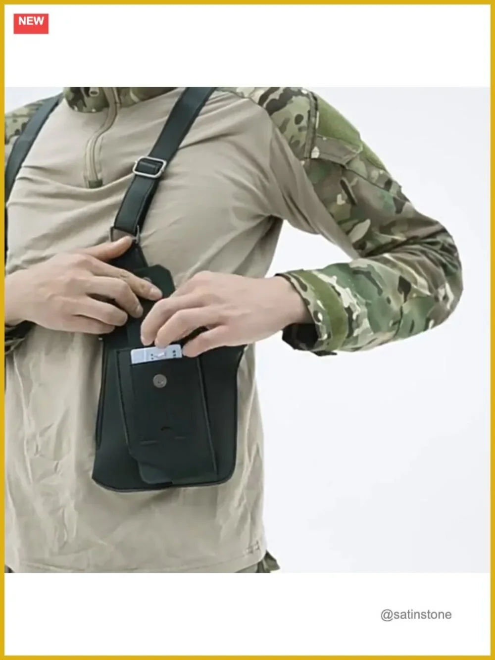 Underarm Shoulder Bag | Adjustable Leather Anti-Theft Holster Bag | Outdoor
